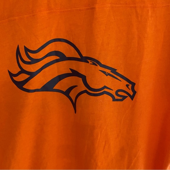 Denver Broncos Nike orange t shirt! Logo on back. Mens large 20” pit to pit. - Picture 2 of 4
